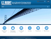 Tablet Screenshot of itright.com